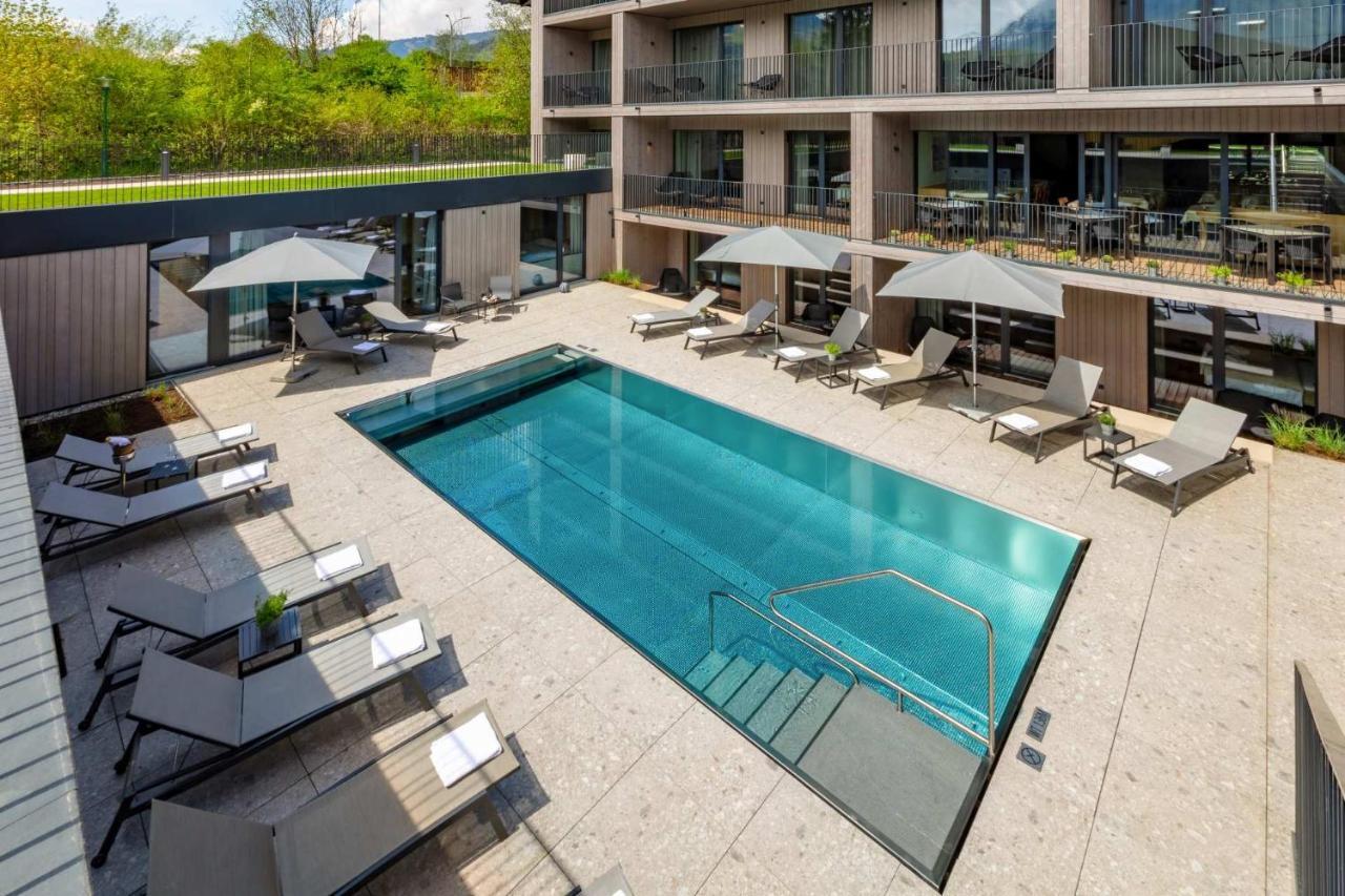Emma Deluxe Aparthotel Ganzjaehrig Beheizter Aussenpool 皮森多夫 外观 照片